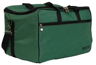 Board Game Bag - Allplay/BoardGameTables.com - [Backpack/Shoulder Strap/Luggage Slip] - Padded Board Game Carrier (Fern Green)