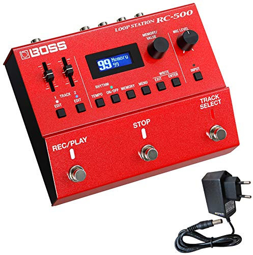 Boss RC-500 Loop Station Looper Pedal + keepdrum 9V Netzteil