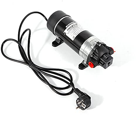 Dp-160m Hochdruck Membran Wasserpumpe, Selbstansaugende Sprinklerpumpen, 5.1-5.5l/Min Durchfluss, pumpe für Bootsreinigung Waschen und Gartenbewässerung