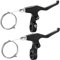 Chooee Palanca de Freno Bicicleta, 1 par Maneta Freno Bicicleta, para MTB,Negro