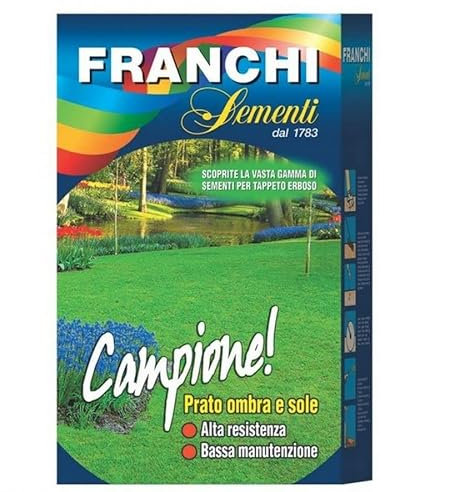 SEMENTI PRATO SOLE E OMBRA CAMPIONE 1KG FRANCHI SEMENTI