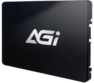 AGI AI238 1TB SSD Interno 2.5 Pollici SATA III 6Gbps Nero per PC Laptop | 3D NAND e SLC Cache. Velocità di lettura 550MB/s. Spessore 7mm compatibile con computer desktop e notebook