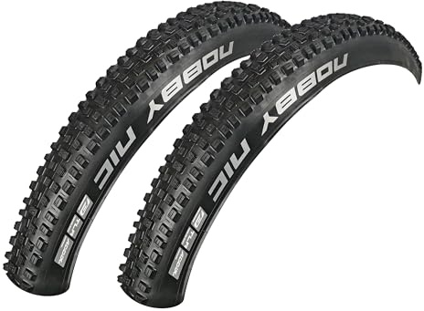 Schwalbe 2X Nobby NIC 57-559 vikbara däck 26 x 2,25 MTB däck svart