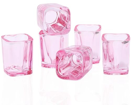 Soopiiso herzförmig Schnapsgläser set,Niedlich Rosa Schnapsgläser (Stil 1 (Rosa))