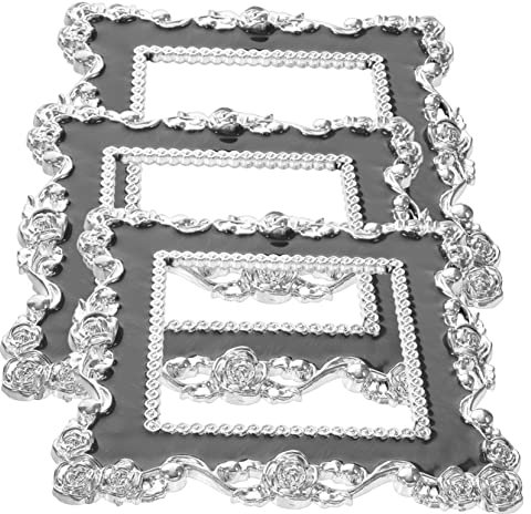 Cabilock 3piezas Pegatinas Decorativas Para Enchufes Tipo De Diseño Europeo y Bordes Plateados Para Personalizar Interruptores y Crear Acogedores