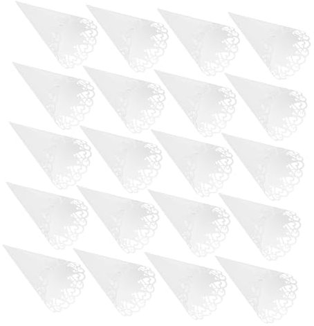 SHINEOFI 3 Set Di Decorazioni Per Il Delle Nozze Coni Di Carta Per Feste E Matrimoni 20 Pezzi * 3