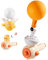 Huraoerrrr 1 Establecimiento de Entrenador respiratorio, Ejercicio de respiración para niños con Bolas de Espuma de Silbato Globos para Entrenamiento pulmonar del Habla
