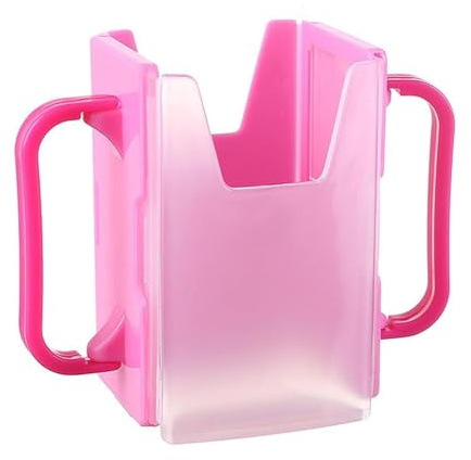 Porte-boîte À Jus - Support D'épreuve De Déversement, Tasse De Lait Télescopique | Organisateur De Boissons Non Glissantes Avec Une Poignée Extensible Et Une Base Compacte Prenant En Charge La Routine
