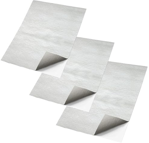 3er Set 30x100cm Selbstklebende Heizung Dämmung Mit Hitzeschutzmatte, Hochwertige Isolierfolie Und Reflexionsfolie Heizung, Einfache Installation, Geeignet Für Alle Heizkörper