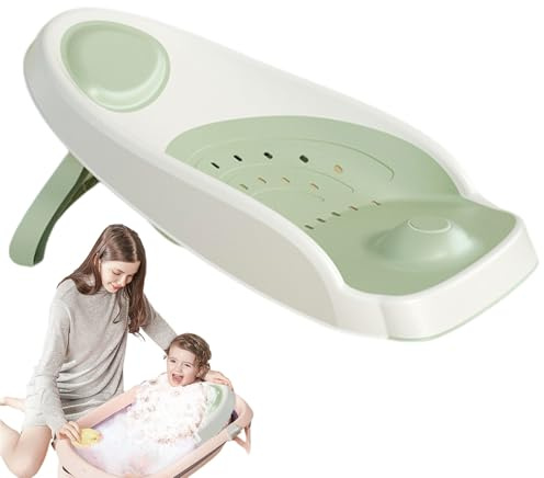 BabyBath Seat Support - Badewannensitz Für Wanne, Ergonomische Kinder Duschstuhl Auflage, Rutschfeste Weiche Unterstützung, Aufbau with Leicht Auszuspülender Oberfläche Für Badezimmer | Nutzung