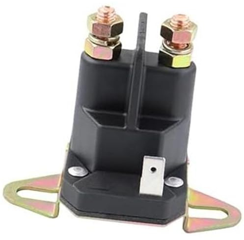 Clynex 435-700 Solenoide di avviamento 3 terminali 12V, for, for, 539101714 Trombetta 812-1221-211 854-1221-210 93265-9 93265WR Relè di avviamento per trattorino tagliaerba(Black 435-700)
