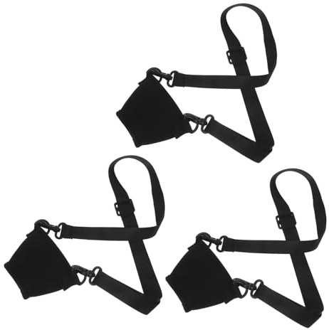 Healifty 3Pcs Adjustable Wine Glass Holder Lanyard with Neck Strap and Funnel – Insulated Stemmed Glasses Pouch for Hanging at Outdoor Parties and Events
