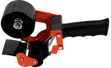 Homoyoyo Heavy Duty 60mm Packing Tape Dispenser Cutter with Handheld Sealing Tool for Shipping Boxes and Industrial Packaging