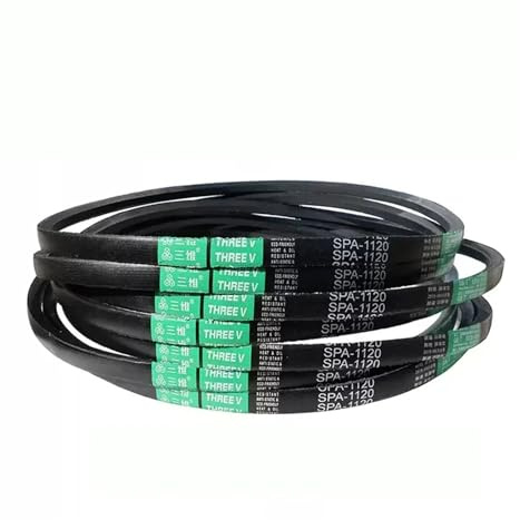 1/2/3/5Pcs Size 1118mm-1295mm SPA Section Triangle Belt V-Belt Mechanical Industrial Transmission Metric(SPA-1180 Lw,1 pcs)