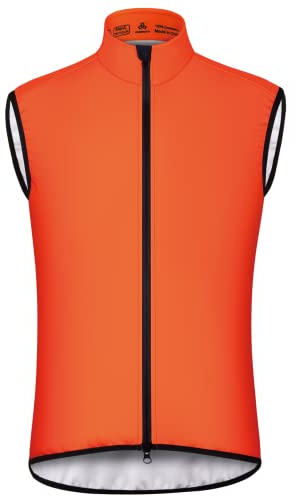 CEROTIPOLAR Thermal Fleece Cycling Vest,Wind‑Rain Proof for Biking