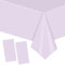 YAAVAAW 2 Piezas 137 * 274cm Mantel Desechable con Lila,Mantel de Plastico Rectangular Impermeable y Antimanchas,Decoración de Mesa para Cumpleaños Infantil,Exterior Jardin,Fiesta,Bodas,Navidad