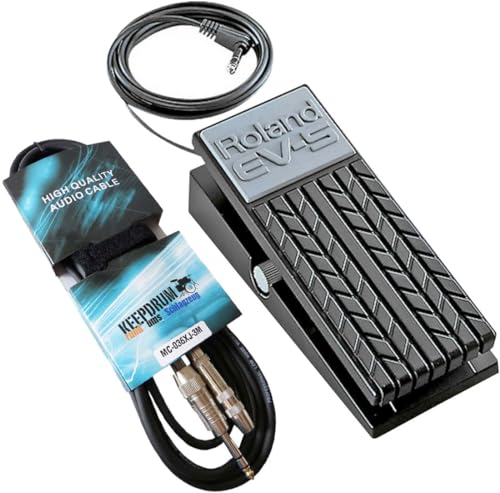 Roland EV-5 Expression Pedal + keepdrum Verlängerungskabel 6,3mm Klinke 3m
