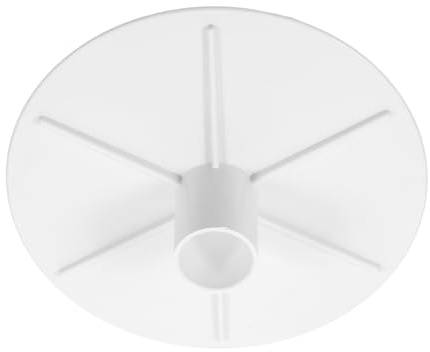 OFFSCH Plaque de Vide en Abs Blanc pour Skimmer de Piscine Enterrée Performance Fiable Installation Facile pour Entretien de Piscine