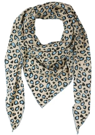 fashionchimp Dreieckschal für Damen in Musselin-Qualität, hochwertiger Motiv-Druck, Sommer-Halstuch - Made in Italy
