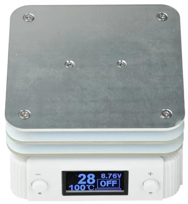 Elydiva Pour Station de Rework SMD de Soudure PCB 65W Mini Plaque Chauffante Préchauffe avec Coussin Chauffant Outil de Réparation de Désoudage Préchauffage