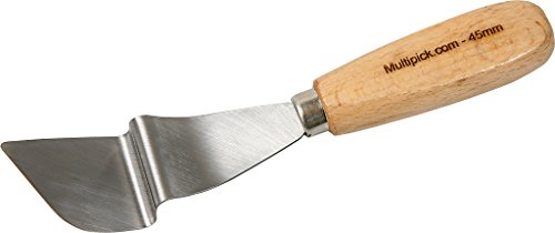 MULTIPICK Öffnungsspachtel [45 mm] Türöffnungswerkzeug & Türfallengleiter, Türfallenöffner - Türöffner Werkzeug - 1 Schloss Öffner - Tür Öffnungs Werkzeug inkl. Videoanleitung