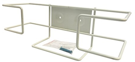 Disposable Glove Wire Rack, Wall Mounted Universal Box Holder, Single Rack (1 Rack, Best for Larger Sized Boxes)