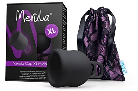 Merula Cup XL midnight (schwarz) - Die Menstruationstasse für die sehr starken Tage