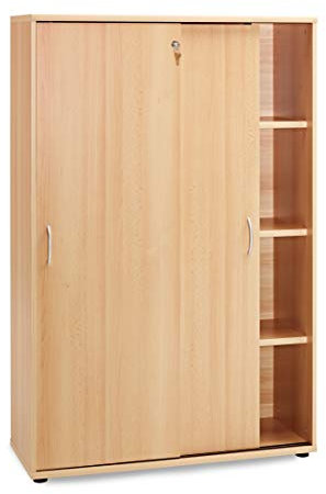 Möbelpartner Aktenschrank Manni 701346, samerbergbuche Dekor, 100,0 x 39,5 x 152,8 cm