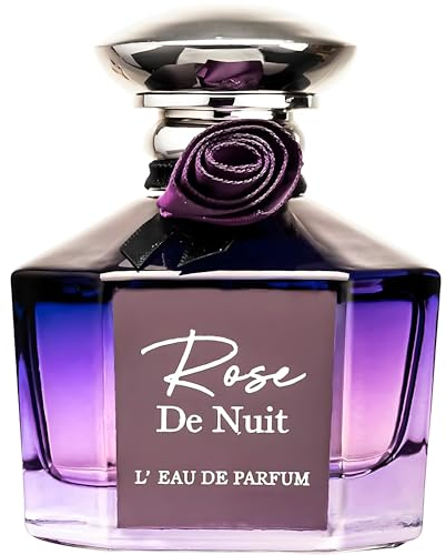 Rose De Nuit by PARIS CORNER 100ml L'Eau De Parfum for Women | Discover Perfumes, Captivate the Senses, Classic Rose Fragrances for Women | Find Your Signature Scent: Dive into this Rose Perfume Spray