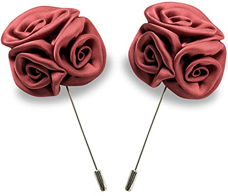 Ansteckblume/Herren Brosche/Hochzeitsbrosche/Lapel Pin/Anstecknadel/Blumenbrosche/Boutonniere/Reversblume/Kragenblume/Brosche/Hochzeit/Jackett/Gentleman (2)