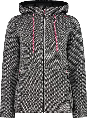 CMP Damen Hoodie Jacke, b.Gesso-Nero, 40