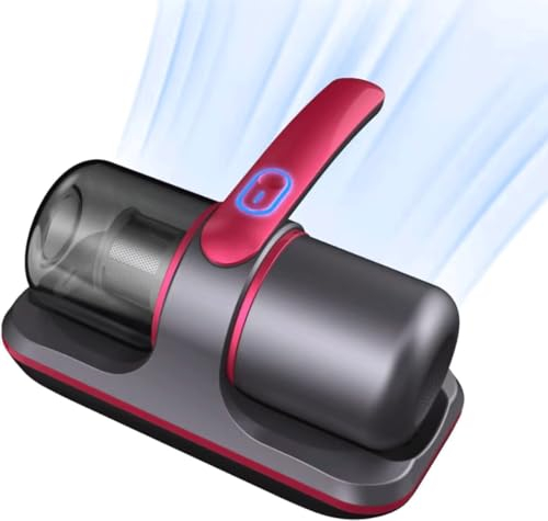 LILOVE Dust Mites Cleaner Handheld Cordless Vacuum for Bed Mattress, with UV Virus-Killing Lamp, Germicidal Lamp, Advanced HEPA Filtration for Bed,Sofa,Carpets Cleaning