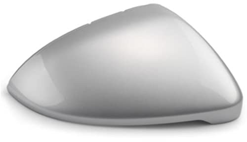 LPESOS Spiegelkappen Für Golf 7 GTD/GTE 5G0857537 5G0857538 Auto Seitenflügel Rückspiegelabdeckung Für VW Für Golf Für MK7 Für Touran L Seitenspiegel Abdeckungen (Color : Silber, Größe : R)