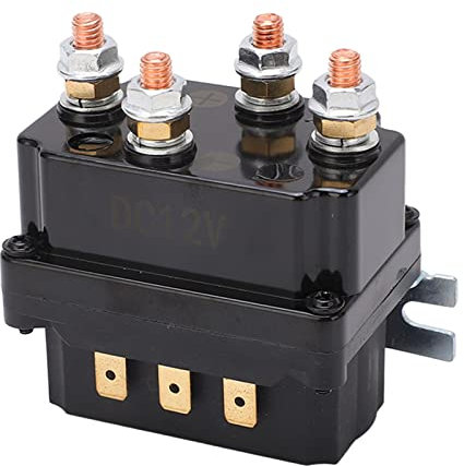 Relais de Treuil 12V 250A, Contacteur de Relais de Solénoïde de Treuil 12V LR4250X étanche, Relais de Treuil électrique pour Camions UTV ATV