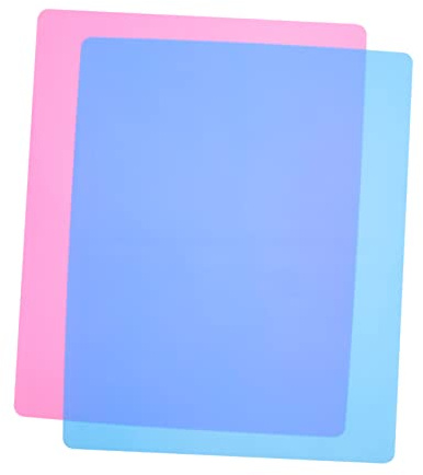NUOBESTY 2pcs DIY Dirty Gasket Silicone Pad for Epoxy Resin Crafts Making Tool Heat Resistant Epoxy Silicone Mat for Table Protection