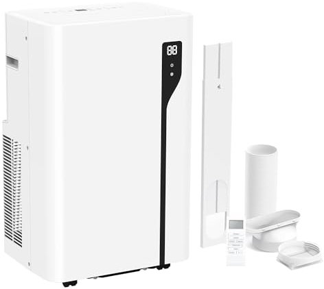 AirOrig 12000 BTU Portable Air Conditioner, 3 in 1 Mobile Air Conditioner With Cooling, Fan&Dehumidify Mode, Auto Swing, 24H Timer, Effortless Cooling-Suitable for 35 m² Bedrooms and Offices