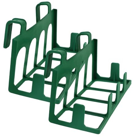 OFFSCH Support de pot de podium polyvalent Support de pot vertical vert Support de pot de fenêtre Support de jardinière mural Panier suspendu décoratif extérieur