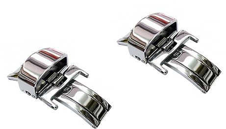VALICLUD 2St Druckknopf-Uhrenschließe slico schließanlage jakobsweg silver the watch replicas watches uhrenwender schmucki agn Verschluss für Uhr Uhrenverschluss Uhrbandverschluss