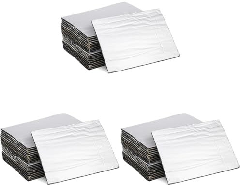 MUCKLILY Tapis D'amortissement Insonorisant pour Voiture 60 Pièces Tapis D'isolation Thermique Phonique pour Van Compact