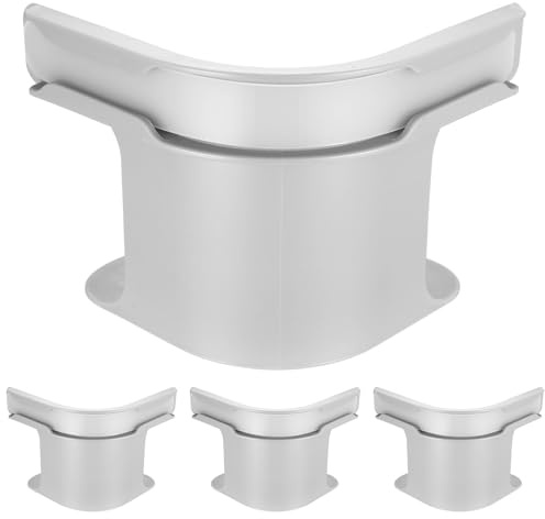Xujinsongg 4 supporti per lenzuola con strisce di bloccaggio, clip di bloccaggio per lenzuola, grigio