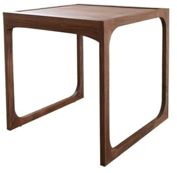 Linmeas-753 Sofa Beistelltisch Kehrmaschine Regal Schrank Schwarz Nussbaum Massivholz Abnehmbare Regal Sideboards(Groß)