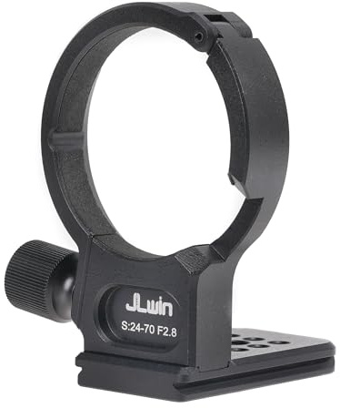 Foto4easy Lens Collar Tripod Mount Ring for Sigma 24-70mm f/2.8 DG DN II Art Lens (E-Mount),Bottom with Quick Release Plate for Arca-Type Clamp
