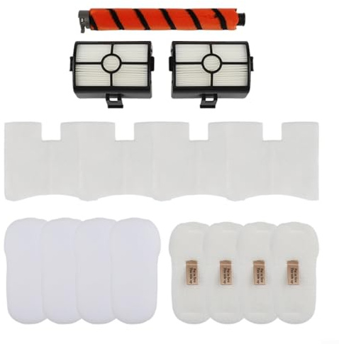 Juego de filtros de repuesto para aspiradora Shark HZ500 HZ500UK HZ500UKT con cepillo suave, espuma y filtros de fieltro para mantener alfombras más limpias y reducir las partículas de polvo de manera