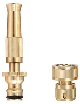 JUYAXIN Adaptador de manguera de jardín de 3 / 4 pulgadas 1 / 2 pulgadas conector de latón conector de agua conector rápido accesorios de riego