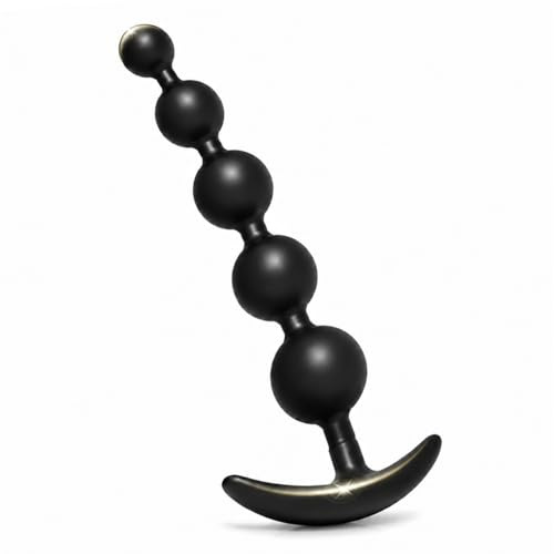 Plug Extra Largo Anal con 5 Bolas,Dilatador Progresivo para Parejas, Anal Masaje Prostático, para Estimulación y Placer, Adecuado Juguetes Sexuales para Hombre Mujer Pareja