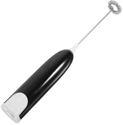 Operitacx Sbattitore Elettrico Portatile Mixer Multi-velocità Silenzioso in Acciaio Inossidabile senza Batteria Frusta per Montare Latte e Uova per Cappuccino e Caffè Riutilizzabile