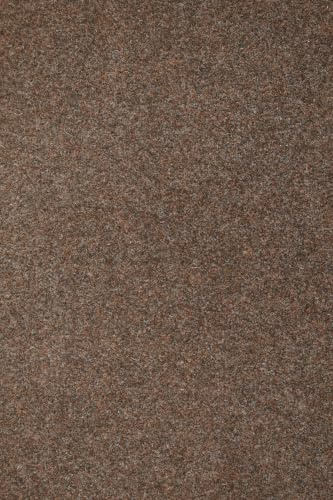 andiamo Kunstrasenteppich Field mit Noppen - Kunstrasen Outdoor zur Verwendung als Balkon Bodenbelag oder Outdoor Teppich - witterungsbeständig und zuschneidbar 133 x 300 cm Braun