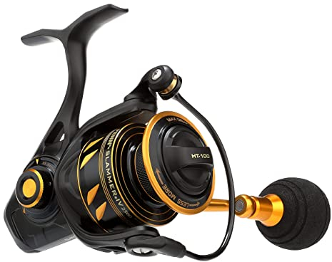 PENN Slammer IV Salzwasser-Spinnrolle – Vollmetall-, Hochleistungs-Spinn-, Jigging- oder Köderrolle – Boot, Ufer, Kajak, 2500