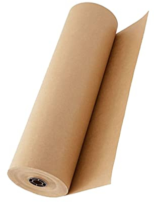 minkissy Kraftpapierrolle Für Diy Bastelprojekte Blumenstrauß-verpackung Geschenkboxpapier Buchumschlag Retro-stil Geschenkpapier