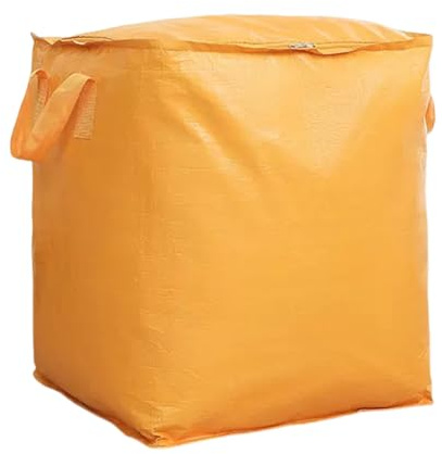 Strong Extra Large Jumbo Storage Laundry zipped Bag Reusable Moving Bags Clothes Storage Bags for Moving, Shopping and Laundry Strong Big Bags with Zips & Handle for Clothes Duvet Blankets Beddingle